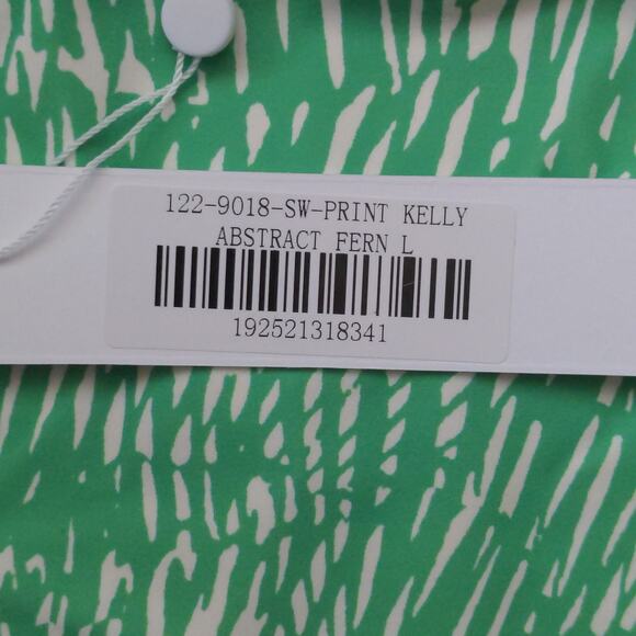 Jonathan Simkhai Alfani Abstract Print Bikini Bottom Kelly Abstract L New - Picture 11 of 11